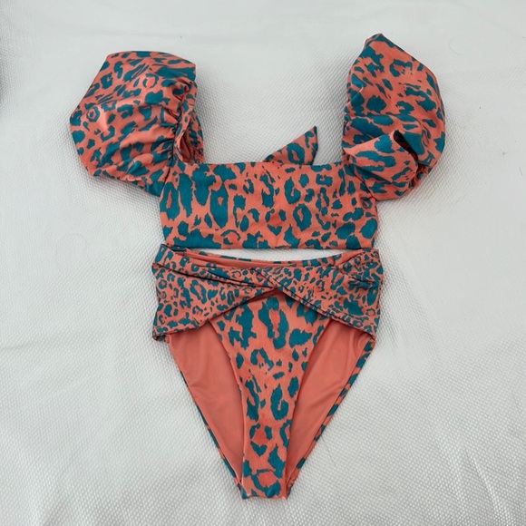 Agua Bendita Other - NEW Agua Bendita cheetah print bikini size S